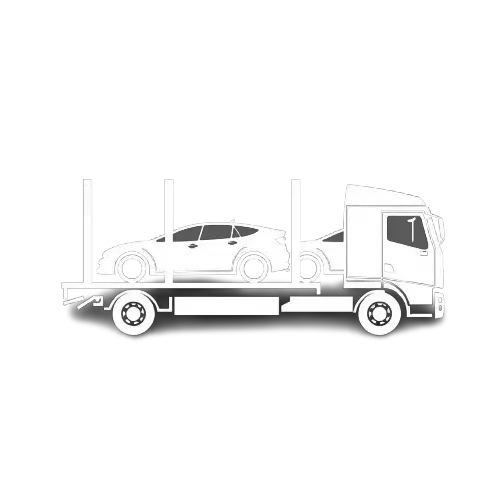 open truck white icon