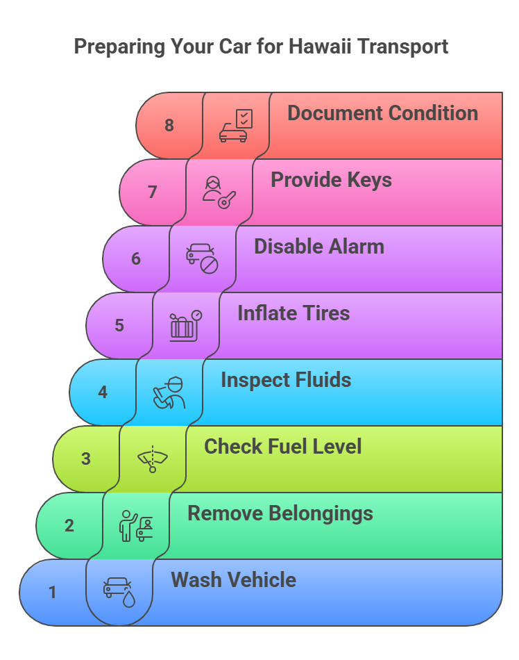 Car_Shipping_Preparation_Checklist_for_Hawaii_infographics