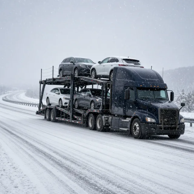 Winter car shipping
