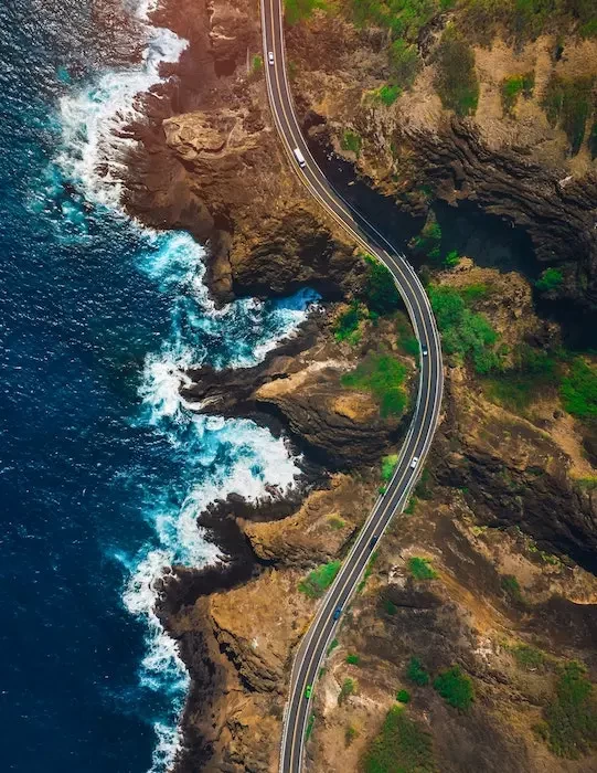  aerial photography of island small