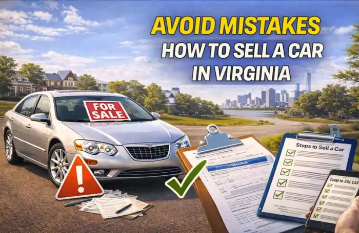  how to sell a car in virginia
