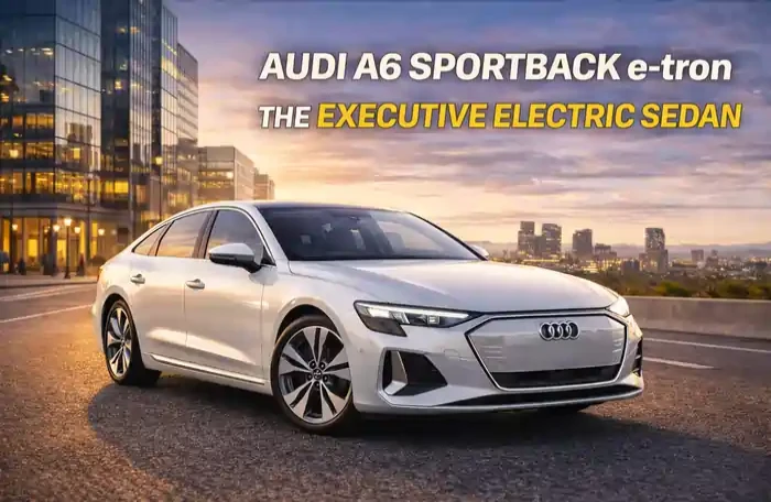  Audi A Sportback e tron The Executive Electric Sedan