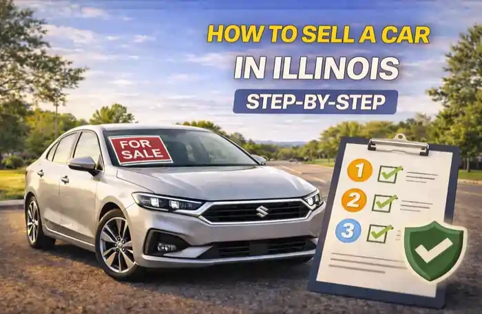  how to sell a car in illinois