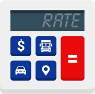 Icon of car shipping rate calculator