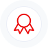 icon of a red ribbon