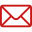 Red envelope email icon.