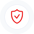 a shield with a checkmark inside it. This is a widely used symbol for reliability or protection