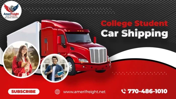 College Car Shipping Made Easy - Get Student Discounts with AmeriFreight Auto Transport
